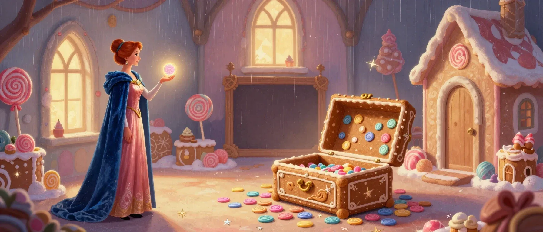 Winissimo Casino free spins beside an open treasure chest
